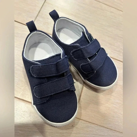 First‎ impressions navy Velcro strap sneakers - Picture 4 of 8